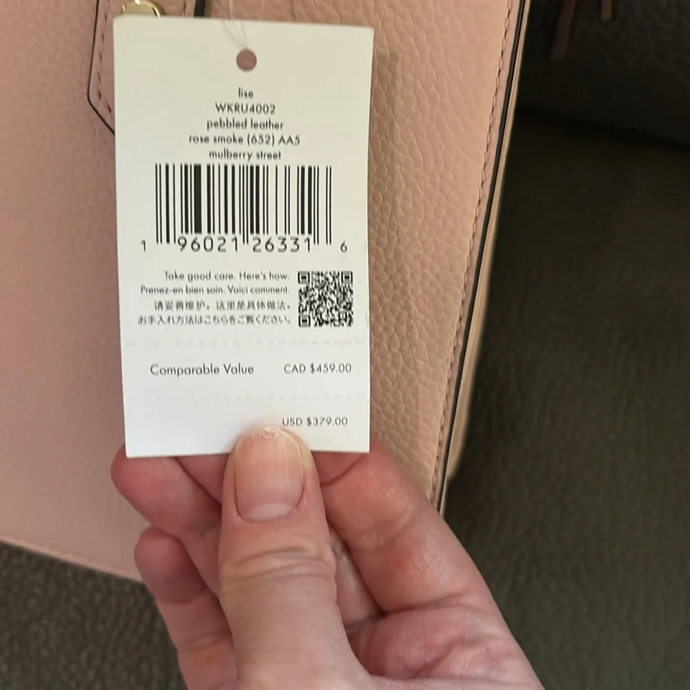 kate spade has tags